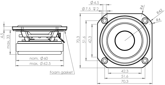 FR070WA03/04 outline drawing