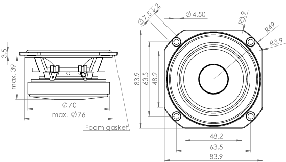 FR084WA01/02 outline drawing