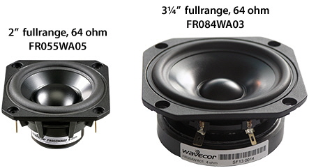 64 ohm fullrange pair